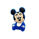 1/3/10pcs Silicone Teether Cartoon Disney Mickey Head Animal Food Grade DIY Baby Teething Teether Toy Accessories Ring