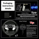 7 Led Luminous Transparent Balloons for Weddings, Birthdays, Bachelor Party (Battery Not Included) Valentine's Day, Anniversary