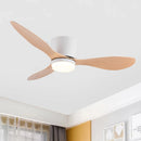 Ceiling Fan with LED Light And Remote Control  Modern Slim Design Energy-saving Decorative Light with Fan Ideal for Bedroom