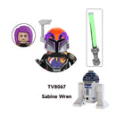 TV6109 The Armorer Building Blocks Sabine Wren Bricks Guard Thrawn Figures Savage Opress Mini Figurines C1-10P Droid Kid Toys