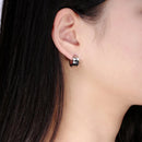 ZORCVENS Rose Gold Color Stainless Steel Hoop Earrings for Women Small Simple Round Circle Huggies Ear Rings Accessories