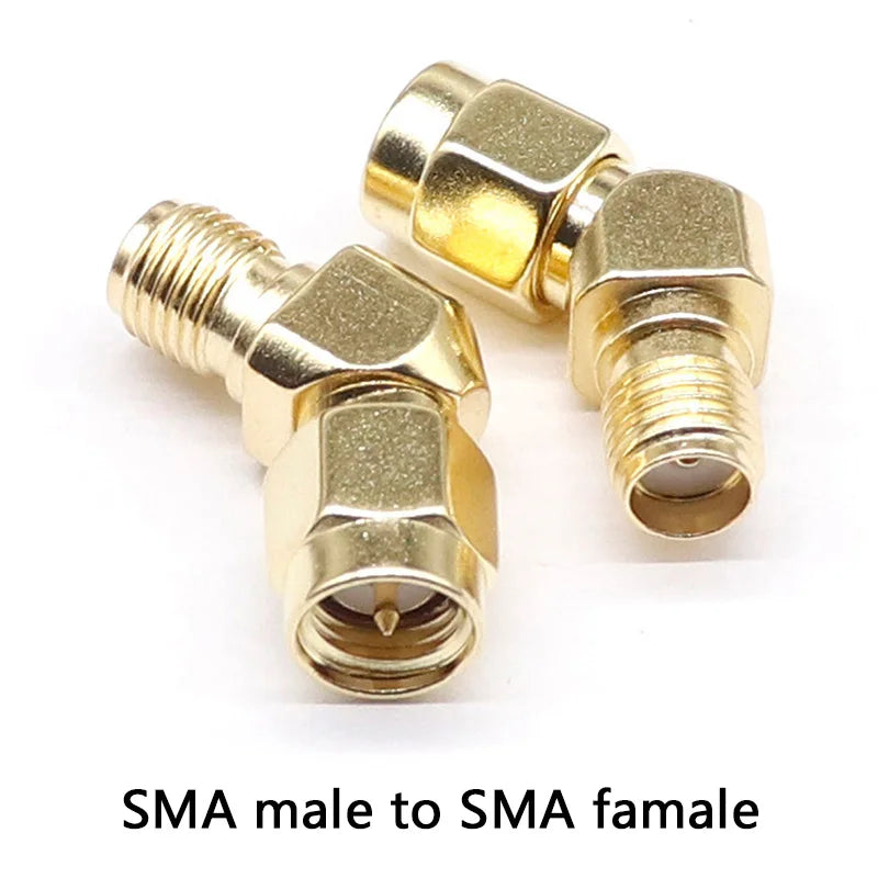 WIFI image transmission FPV adapter SMA revolution SMA female elbow 135 degree 45 degree bevel SMA-JKW pure copper