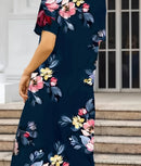 Fashion Elegant Women Dress Loose Casual Dress Women Printed Dress New Temperament