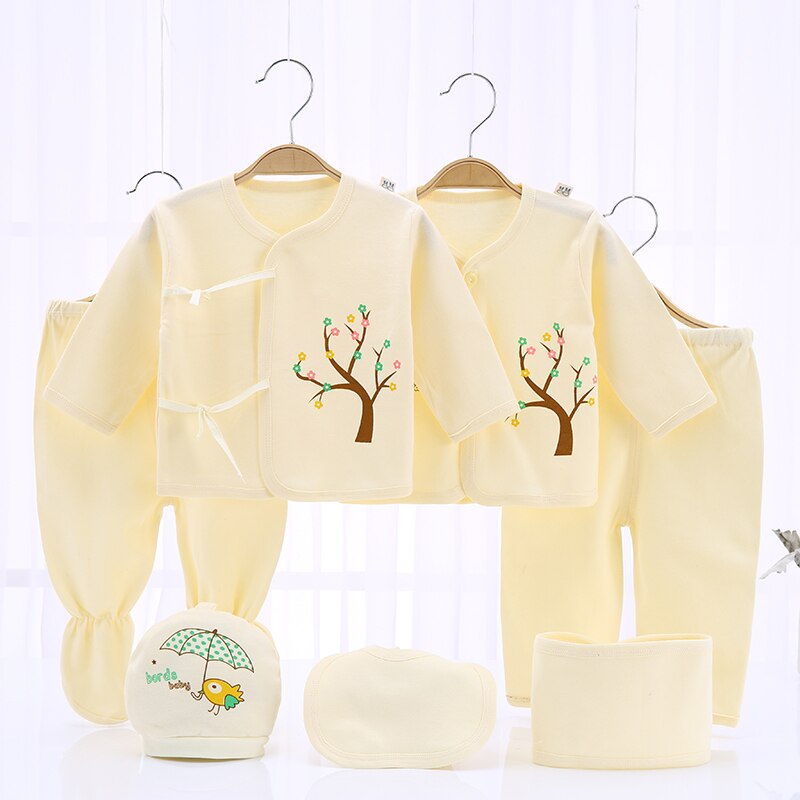 Newborn Clothing Suits Baby toddler Cotton Set for Girls Boys pink blue yellow