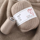 6Set Aurum Cashmere Yarn With Thread Hand Knitting For Cardigans Women Scarf Woolen Yarn 50g+20g Factory Wholesale Free Shipping