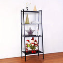 4 Tier Heavy Duty Metal Leaning Ladder Shelf Bookcase Bookshelf Storage Shelves