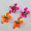 Big Boho Handmade Acrylic Necklace For Women Fashion Maxi Flower Choker Jewelry