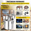 SucceBuy 50L Alcohol Water Distiller Bottle Moonshine Equipment Stainless Steel Brewing Machine for Whisky Wine Beer Dispenser