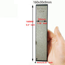 Widened diamond sharpening stone compatible with fixed-angle sharpener for kitchen knives and outdoor tools, portable sharpening