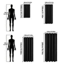 1pc Modern Solid Colour 100% Blackout Curtain, Velcro Curtains for Living Room, Bedroom, Kitchen, Home Decor, Window Curtains