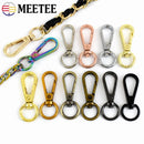 10-100Pcs Meetee 13mm Carabiner Metal Buckles Dog Collar Lobster Clasp Bag Strap Connect Buckle KeyChain Hook Hardware Accessory