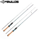 Mavllos Rancy Trout Fishing Rod with UL Solid Tip Fast,Lure 0.6-8g Ultra Light Spinning Rod Line 2-6lb for Fishing Bass Pike