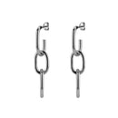 ANDYWEN 925 Sterling Silver Gold Ovals Long Chain Circle Hoops Loops Round Piercing Pendiente Women Ohrringe Earring Jewelry