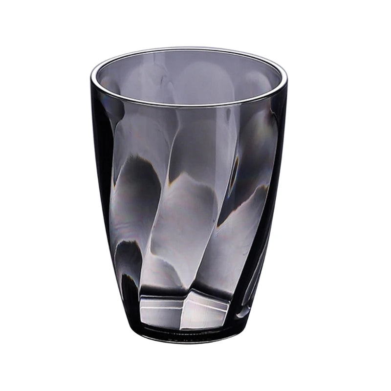 Unbreakable Plastic Drinking Glasses 390ml Shatterproof Water Tumblers Reusable Fruit Juice Beer Champagne Cup for Bar