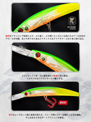 Deep Diver Minnow Sinking Fishing Lure Wobblers 130mm 24g Crystal 3D Hard Bait Megabass Cranbait Japanese Wobblers for Pike Bass