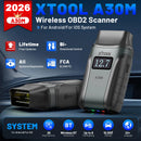 XTOOL Anyscan A30M Bluetooth OBD2 Diagnosegerät für Autos 26+ Reset-Dienste Codelesegerät CANFD-Protokoll Lebenslange kostenlose Updates
