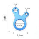 Tent Rope Buckles 3 Hole Outdoor Camping Tent Wind Rope Buckle Aluminium Alloy Tensioner Tent Cord Rope Fastener Tighten Hook