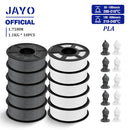 The LayerStack | 10-Roll 1.75mm 3D Printer Filament Collection (PLA / PETG / SILK)