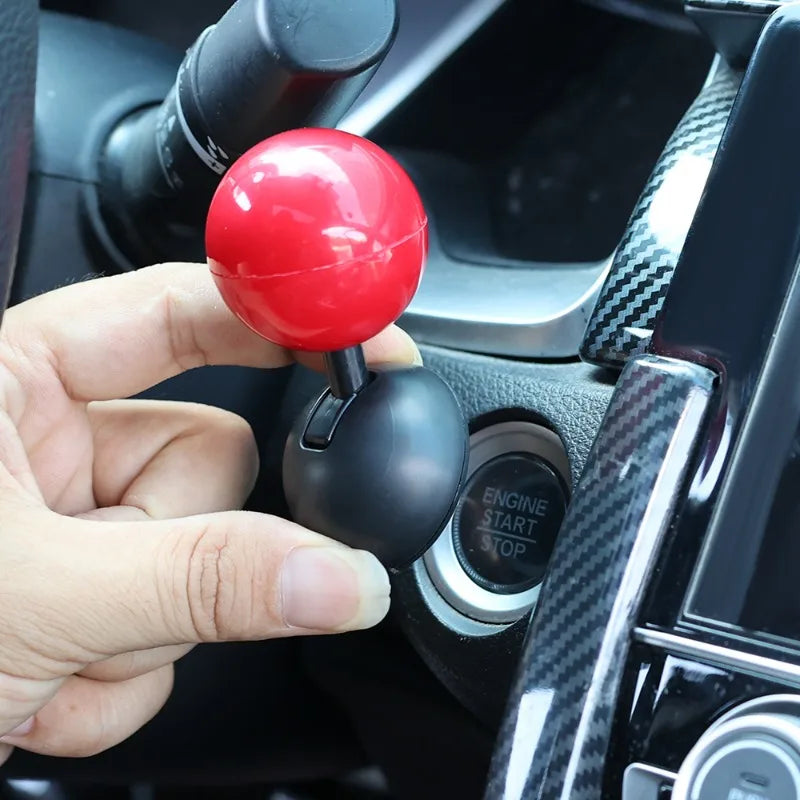 1/2Pcs Car Push Start Plastic Button For Automotive Engine Starter/Stop Button Joystick Cars Interior Decorative Accessories