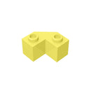 Gobricks 10PCS Building Blocks 2x2 Brick 45 degrees compatible with 87620 Ｃhildren's  toys Assembles Small Particle Parts Brick
