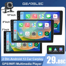 Universal 7"/9"/10" Car Radio Android 13 Wireless CarPlay Android Auto multimedia player WiFi GPS Navi RDS USB 2 Din Car Stereo