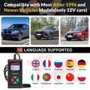 Kingbolen YA100 OBD2 Scanner Multilingual Car Diagnostic Tool check Engine Code Reaer Lifetime Free Update PK ELM327 LAUNCH 3001