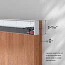 38" hidden sliding door magic sliding door sliding furniture hardware interior wall installation sliding hardware, no door