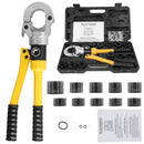 Hydraulic Pipe Crimping Tool Adjustable Crimper with Heavy-Duty Pressure for Copper Stainless Steel PEX Pipes TH V12/15/18/22/28