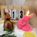 3D Easter Bunny Silicone Mold, Rabbit Hug, Easter Egg, Handmade Aromatherapy, Plaster Candle, Home Decoration Gift, 2024