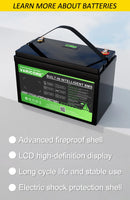 The Lithion Reserve | 12.8V 180AH LiFePO4 Deep Cycle Battery