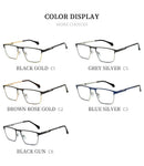 JMISUS 2025 New Arrivals Square Prescription Glasses Men Business Progressive Eyewear Plastic steel Custom Optical Eyeglasses