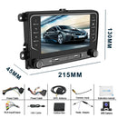 2 Din Car Radio Android14 Car Multimedia Player GPS WiFi Carplay For Volkswagen Skoda Octavia golf 5 6 touran passat polo Jetta