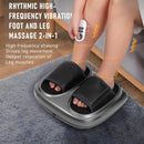 Foot Massager Shiatsu Kneading Deep Tissue Relax Heated Roller Calf Pain Relief Fatigue Muscles Vibrator Machine Health Relief