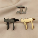 Personalized geometric Patterns Cufflinks for Men Stainless Steel Cuff links Suit shirt sleeve buttons Father's Day Gift New