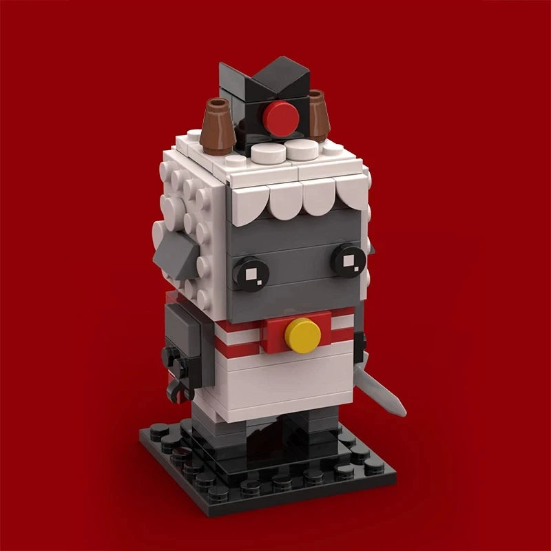 MOC Sheep Culted of The Lambs Action Figures BrickHeadz Building Block Set Cartoon Lamb Model Brick Toys Birthday Gift