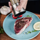 1pc Stainless Steel Pepper Grinder, Seasoning Bottle, Glass Seasoning Bottle, Grinder, Crusher
