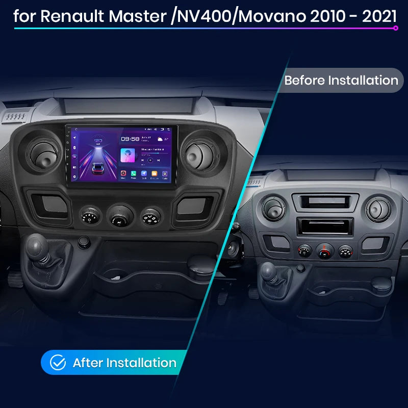 Junsun V1pro Android Auto Radio for Renault Master Nissan NV400 Opel Movan Wireless Carplay 4G Car Multimedia GPS 2din autoradio