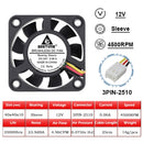 2PCS GDSTIME 40MM Cooler DC 5V 12V 24V 40x40x10mm Dual Ball Mini Cooling Fan 4010 Axial Fan 40MM for 3D Printer,DVR,NAS Cooling