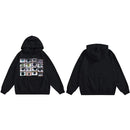 2025 Men Hip Hop Streetwear Hoodie Sweatshirt Eyes Print Harajuku Pullover Autumn Cotton Casual Hooded Hoodie Black Sweat Shirt