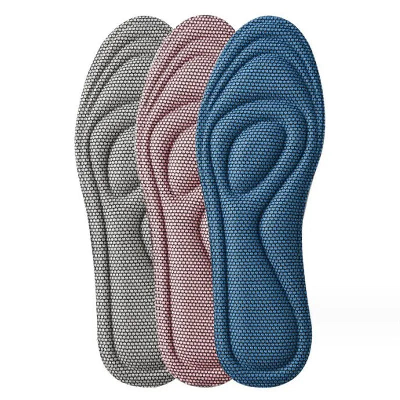 2Pcs Memory Foam Orthopedic Insoles for Shoes Antibacterial Deodorization Sweat Absorption Insert Sport Shoes Running Pads