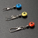 Space Beans 100PCS Connector Buoy Pin Fishing Float Line Lure Bobber Swivel Snap Equipment Ascesorios Pesca Rotate Ring Tackle