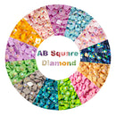 New Arrivals Single Color AB Square Diamond Beads for DIY Diamond Paintings  Resin AB Drills 2.5mm AB Drills 1000/2000Pcs