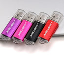 JASTER USB Flash Drives 64GB 32GB Metal 16GB USB 2.0 8GB Black 4GB Memory Stick Pendrive Free Custom Logo Business Gift Key Ring