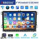ESSGOO 9" Android 14 4G+64G Apple Carplay Autoradio GPS NAVI WIFI RDS FM BT für VW Golf 5 6 Passat Polo Touran Tiguan Caddy EOS
