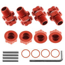 4PCS Wheel Hex Hubs Adapter 14mm to 17mm 10mm Widen for Arrma 1/10 3S Granite Mega Senton NEW BIGROCK Typhon - Off-Road RC Car