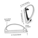 Weight Belt Slid Keeper Professional Small Size Diving Sport Tools Stainless Steel Sidemount Scuba Webbing Harness