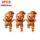 15/1Pcs Christmas Foil Balloons Santa Claus Xmas Tree Aluminum Balloons New Year Kids Gifts Toys Xmas Birthday Party Decorations