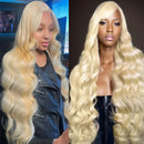 40 inches 613 Honey Blonde Body Wave Wigs 13x6 HD Lace Frontal Human Hair Wigs 13x4 Lace Front Wig Water Wave Pre Plucked