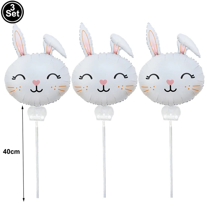 Easter Outdoor Party Games for Family Bunny Potato Sack Race Jumping Bags Kids Easter Egg Spoon Race Eggs Hunt Games Party Favor