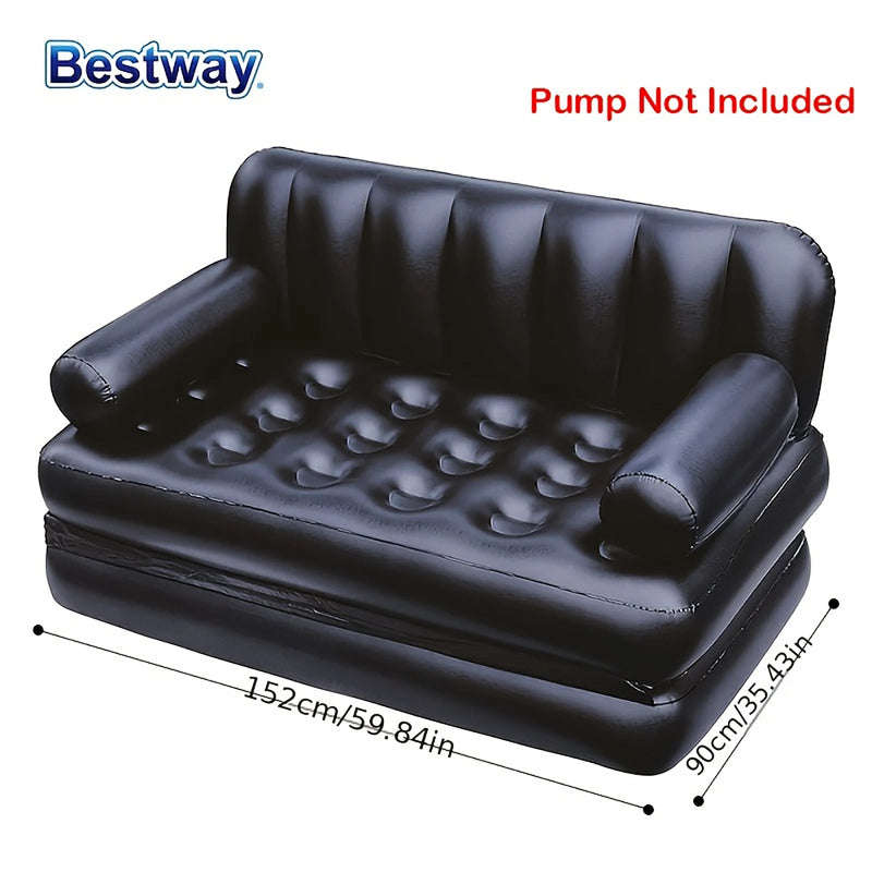 Bestway 2Size/1PC Inflatable Sofa Bed, Inflatable Sofa, Inflatable Recliner, Camping Waterproof, Inflatable Sofa, Blow Up Sofa M